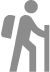 icone cinza representando uma pessoa fazendo tracking